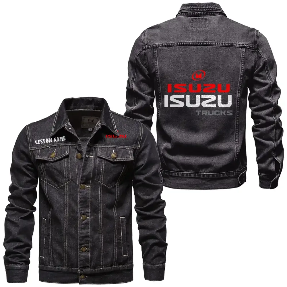Utility Transport Denim Jacket, True Gearhead Denim Look CAR190 - Black