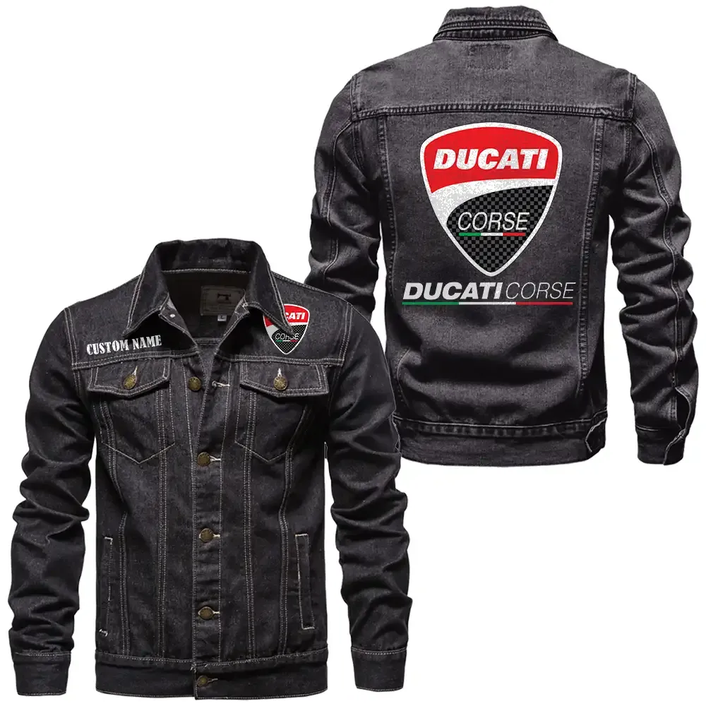 Velocity Beast Denim Jacket, True Gearhead Denim Look CAR190 - Black