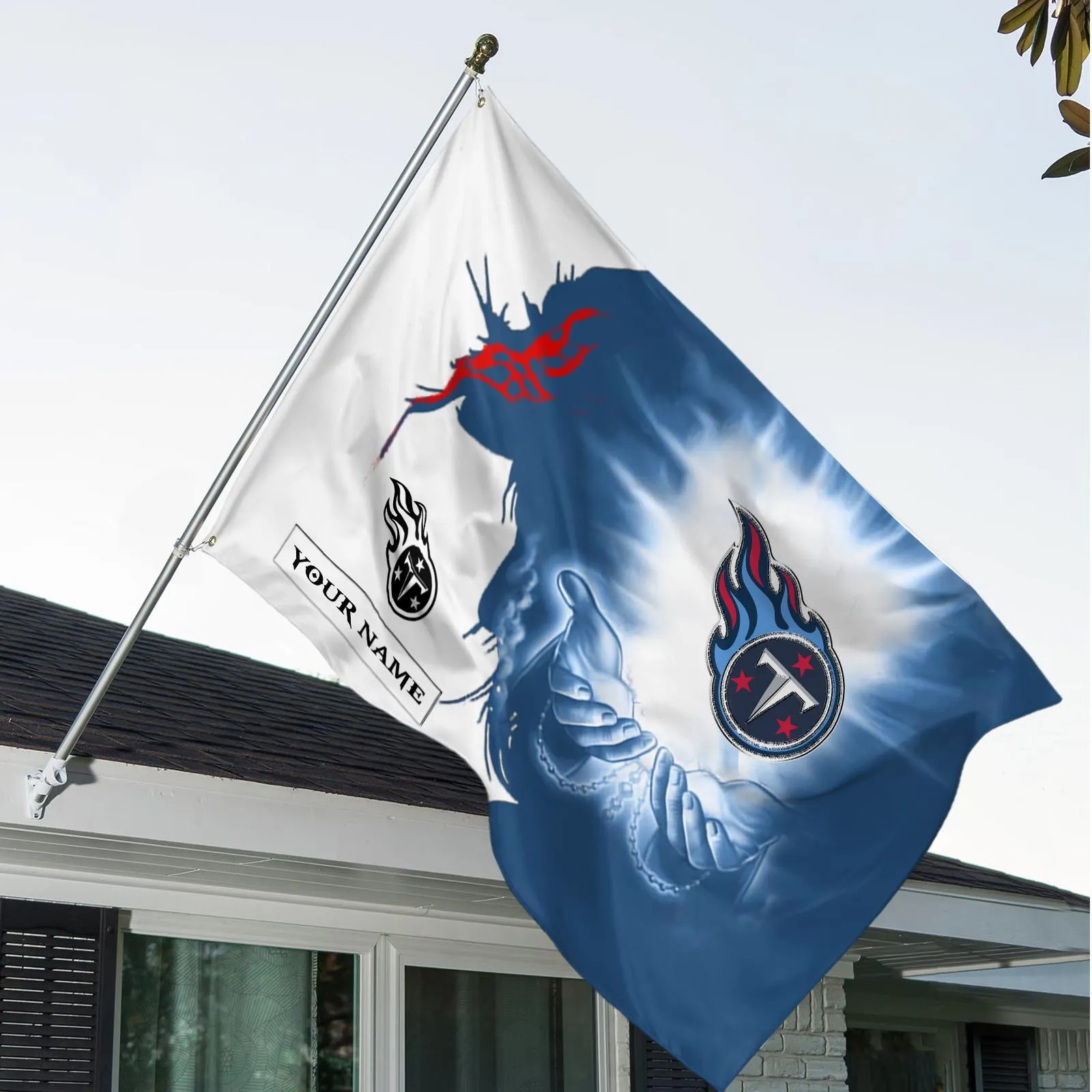 Volunteer Fans Flag 3D Print, Fan Collective Flag NFL103