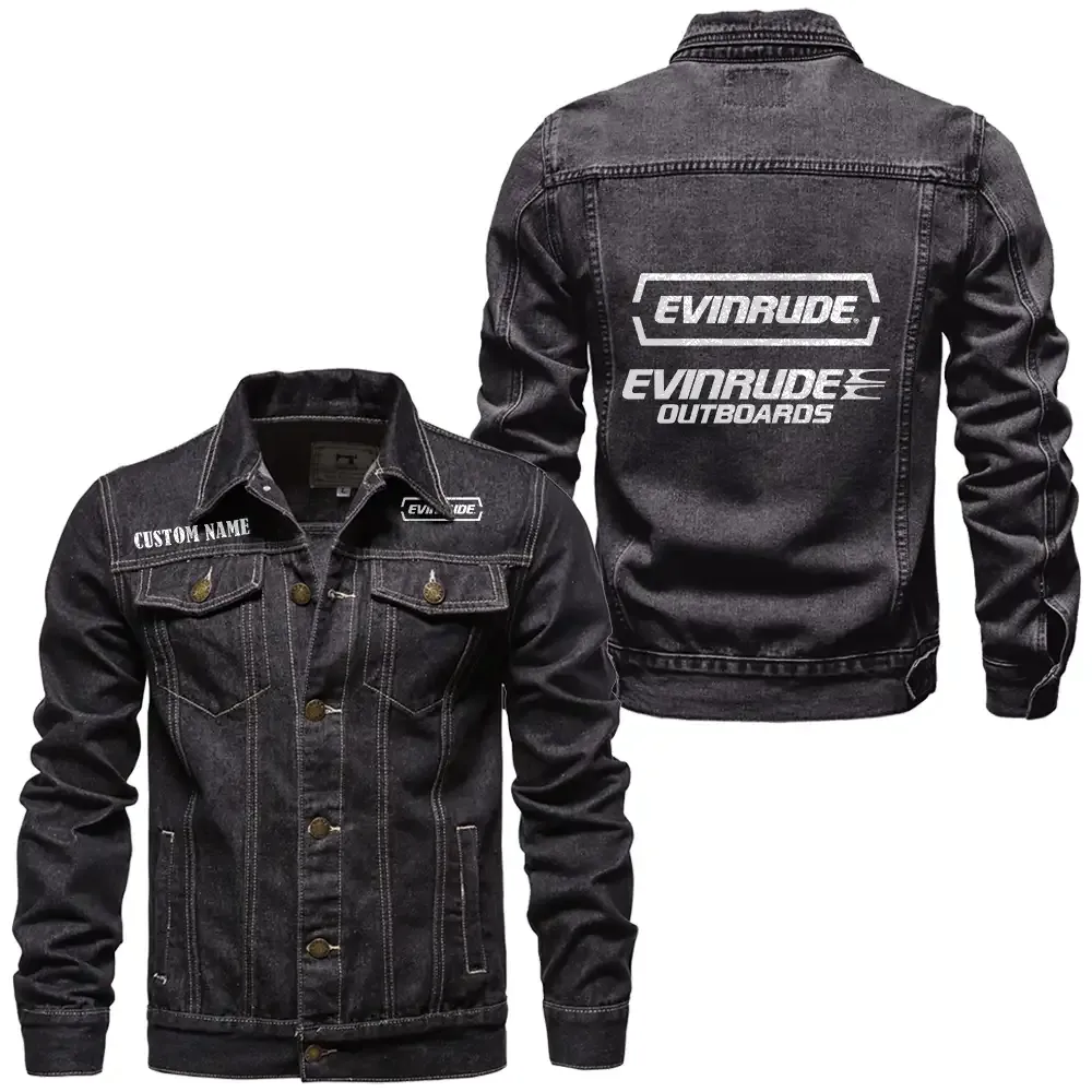 Watercraft Propeller Denim Jacket, Bold Denim for Riders CAR190 - Black
