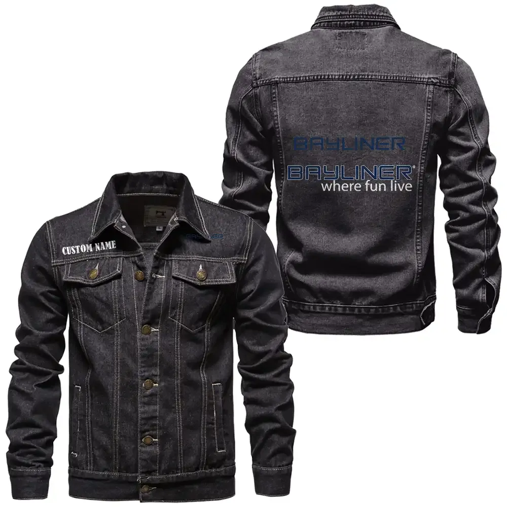 Wave Spirit Denim Jacket, Denim Jacket Built Tough CAR190 - Black