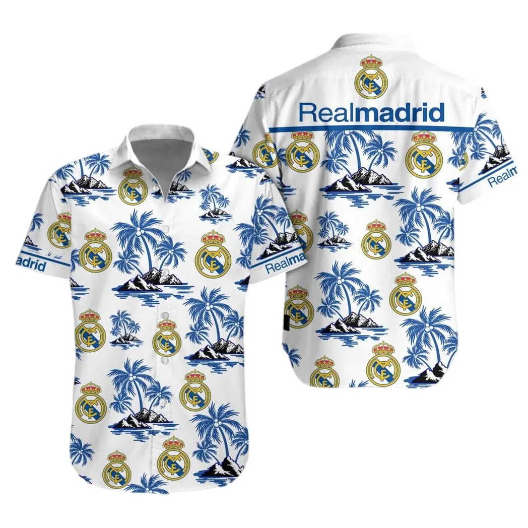 White Pride Hawaiian Shirt, Game Day Button Shirt LALIGA250