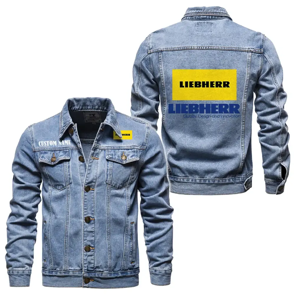 Work Life Denim Jacket, Classic Fit Gearhead Spirit CAR190 - Light Blue