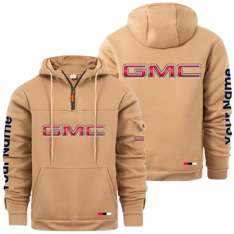 Work Truck Large Pocket Hoodie, Garage Life Comfort Hoodie CAR514 - Khaki