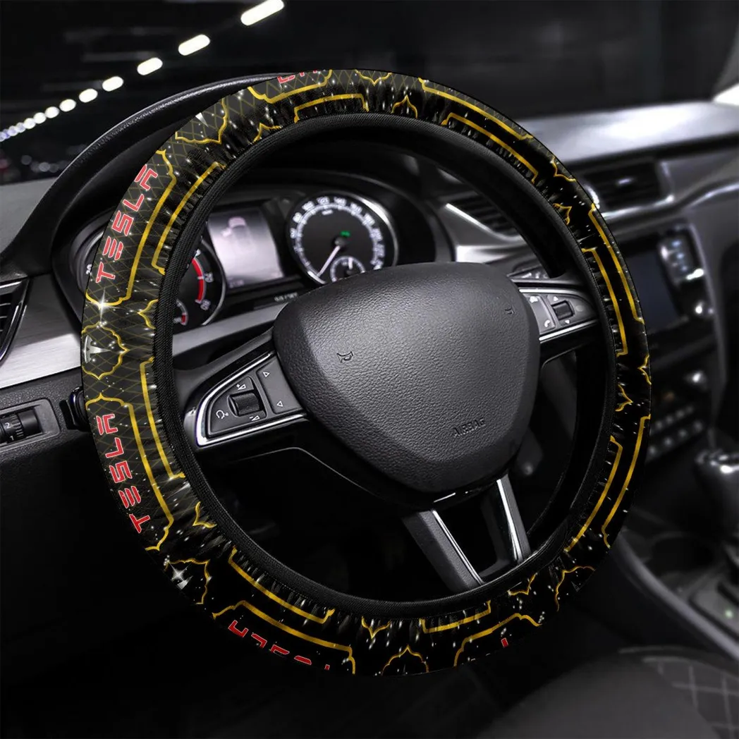 Zero-Emission Steering Wheel Cover 3D Print, Precision Fit Steering Cover CAR550 - Yellow